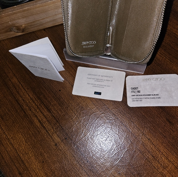 Jimmy Choo Compact Wallet/Keychain - Picture 5 of 7